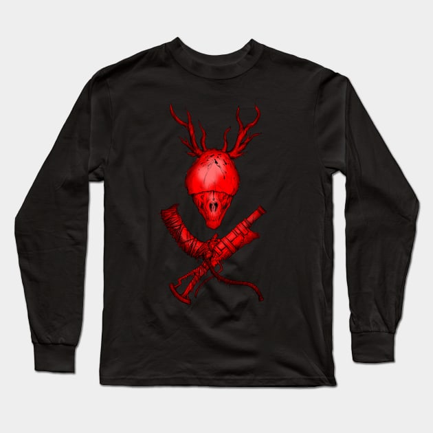 Bloodborne Cross-Weapons(red) Long Sleeve T-Shirt by Harrison2142